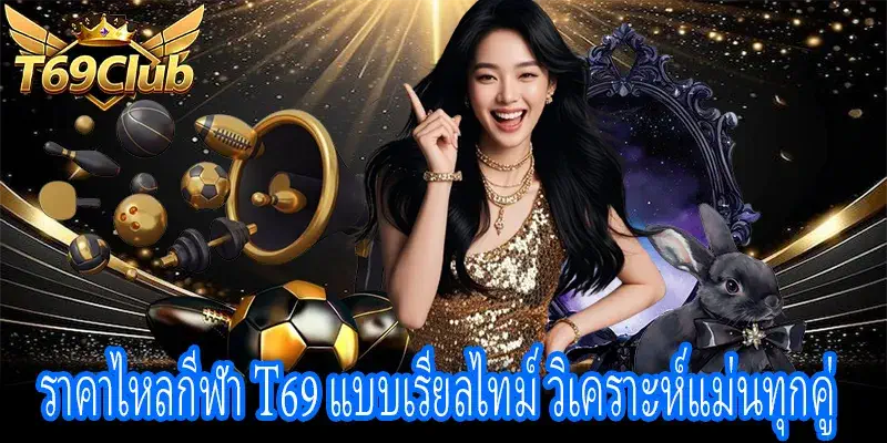 หน้าตารางราคาไหลกีฬา T69 และตัวเลือกเดิมพันสด
